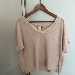 Free people pink top